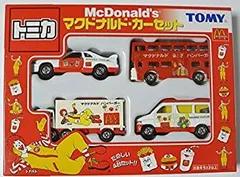 【中古】トミカ　マクドナルド　カーセット　McDonald's 　ギフト４台セット　1998