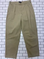 【希少USA製】Polo by Ralph Lauren 2タック ワイドチノパン 90s【5014ST】