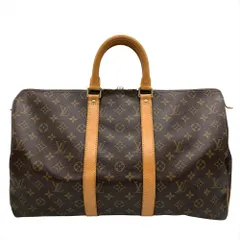 ルイヴィトン LOUIS VUITTON キーポル45 ボストンバッグ モノグラム キャンバス M41428 ゴールド金具 SP0962【中古】