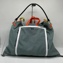 BN7050□Y-3 ヨウジヤマモト × adidas 2WAY トートバッグ 変形 バックル グリーン系 レア 状態良好のサムネイル