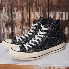UNDERCOVER CONVERSE ADDICT CHUCK TAYLOR MATERIAL UC HI BLACK アンダーカバーx コンバース アディクト チャックテイラー ブラック メンズ 1CL579 ◆US-8 1/2  (27cm)