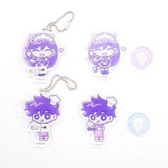 indigo la End 紫にて ツアーグッズ メンバーキーホルダー - メルカリ