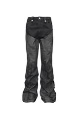 THEREDTHREAD studded denim flare - メルカリ