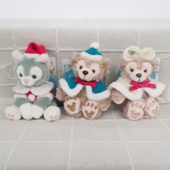 ダッフィー/シェリーメイ/ジェラトーニ ぬいぐるみストラップ ダッフィーのクリスマス クリスマス・ウィッシュ2014 3点セット Disney 6