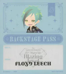 【中古】シール・ステッカー フロイド・リーチ バックステージパス風ステッカー 「ディズニー ツイステッドワンダーランド 3D Magical Live -Blazing Jewel-」 グッズ購入特典
