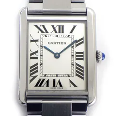 カルティエ Cartier 腕時計 タンク ソロ LM W5200014 レクタンギュラー ホワイト文字盤 ローマンインデックス SS クオーツアナログ 【中古】のサムネイル