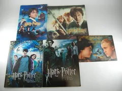 【USED/B】ハリーポッター 映画 パンフレット 賢者の石/秘密の部屋/アズカバンの囚人/炎のゴブレット 下敷き付
