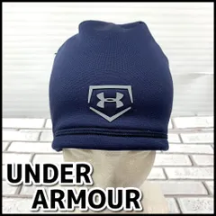 UNDER ARMOUR 　アンダーアーマー　紳士/メンズ　ワッチキャップ　ネイビー　USED現状品　NMO12-021-07