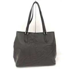 Vivienne Westwood ショルダーバッグ トートバッグ オーブ レザー ブラック