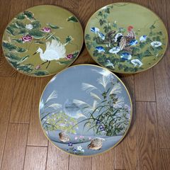 葉月】【文月】【長月】フランクリン・ポーセリン絵皿3枚 - メルカリ