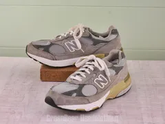 E320 USA製 NEW BALANCE 993 スニーカー グレー メンズ 26cm