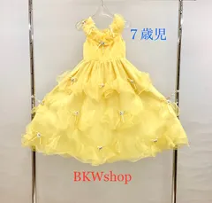 ＜現品限り＞used　ジュニアドレス　　7歳～（120cm～）　パーティー　イベント　結婚式　発表会　プリンセス