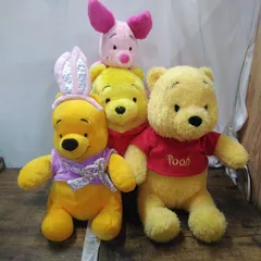 ディズニー ぬいぐるみ 「プーさん、ウサギのプーさん、プーさんwithピグレット、3体セット」TDR、ストア、セガ K742