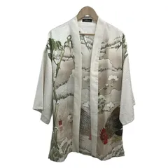 pagong(パゴン) コート レディース - アイボリー×ベージュ×マルチ 七分袖/花柄/ラメ/春/秋