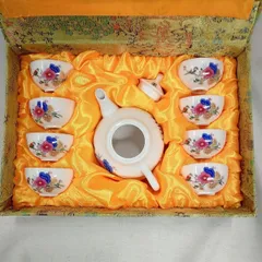 中国茶器セット 景徳鎮 急須 湯呑み 茶壺 茶杯 N757