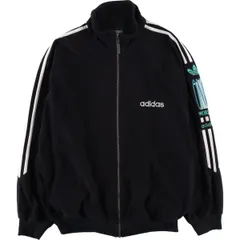 古着 90年代 アディダス adidas トレフォイルロゴ ベロアジャージ トラックジャケット メンズM相当 ヴィンテージ/eaa603171