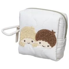 リトルツインスターズ ミニポーチ カラビナ付きミニポーチ ナチュラルキルティング サンリオ マリモクラフト 小物入れ キャラクター グッズ 