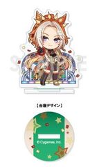 ウマ娘 きゃらふぃーゆ アクリルスタンド＆特典缶バッジ オ