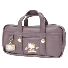 ハローキティ ペンケース スクバ風ペンポーチ レオパード Y2Kシリーズ サンリオ ティーズファクトリー 筆箱 新学期準備文具 キャラクター グッズ 