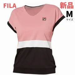 FILA  フィラ  テニス  ウェア  ゲームシャツ  Мサイズ  新品未使用  ピンク黒白