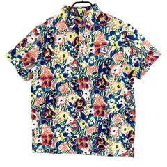 サイズ：6 JACK BUNNY ジャックバニー ×LIBERTY 半袖ポロシャツ リバティ 総柄 ホワイト系 [240101565086] ゴルフウェア メンズ ストスト