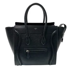 【中古】CELINE セリーヌ ラゲージ マイクロショッパー ハンドバッグ ユニセックス