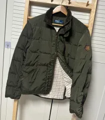 ポロラルフローレン コーデュロイ カーキ ダウン アウター ジャケット