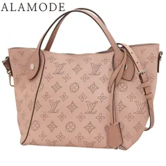 LOUIS VUITTON(ルイ・ヴィトン) モノグラム・マヒナ ヒナPM ハンドバッグ 2WAY ショルダー 肩掛け 斜め掛け マヒナ・レザー マグノリア ピンク シルバー金具 M54353 レディース 40802162994【中古】【アラモード】