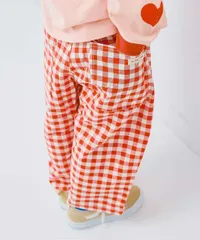 切替デザインワイドパンツ リンク　p.premier P121016　レッド