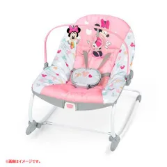 E0423◆未使用 ミニーマウス・フォーエバーフレンド・ロッキング バウンサー チェア ゆりかご 寝かしつけ 赤ちゃん 新生児 ベビー用品 Bright Starts・12209