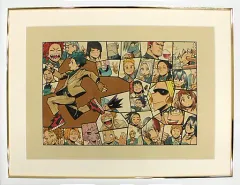 【中古】原画イラストボード 付属品付)僕のヒーローアカデミア ジャンプフェスタ2021 高級複製原画