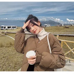 中綿ジャケット レディース ショート丈 軽量 ノーカラー ダイヤキルティング 休暇 カジュアル 春秋 薄手 羽織り アウター M251211-1