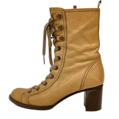 REGAL(リーガル) ショートブーツ 22 1/2 レディース美品  - ベージュ レザー