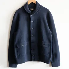 【美品】RRL 【Cotton Knit Cardigan】XL ショールカラー カーディガン ダブルアールエル  s2512015