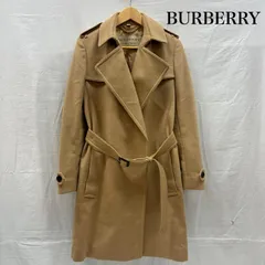 バーバリー 8022051 カシミヤ ウール ボタンレス ベルト ロング トレンチコート UK6 レディース - ISItems【USED】【古着】【中古】50148787