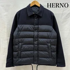 ヘルノ ウール ナイロン コンビ 切替 ダウンジャケット メンズ 50 ISItems【USED】【古着】【中古】50148794のサムネイル