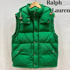 ポロバイラルフローレン フーデッド ダウンベスト スタンドカラー フルジップ スナップ 2WAY フード着脱可 メンズ M ISItems【USED】【古着】【中古】50148807