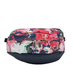THE NORTH FACE(ノースフェイス) ウエストポーチ美品  - NM71801 ダークネイビー×ピンク×マルチ 花柄