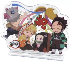 【中古】アクリルスタンド・アクリルパネル キービジュアル アクリルスタンド 「鬼滅の刃カフェ×ufotable cafe 我妻善逸誕生祭」