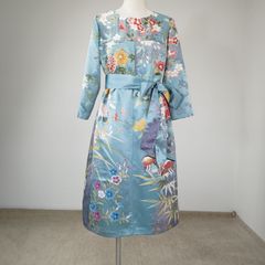 zunezune 値下げ 訪問着ドレス ノースリーブ ボレロ長袖付 着物