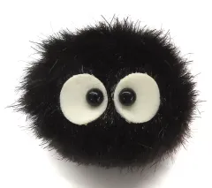 【中古】アクセサリー(非金属) まっくろくろすけ ブローチ 「となりのトトロ」