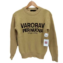 ユーズドフルギ USED古着 80s-90s VARORAV ロゴプリント クルーネックニット メンズ JPN:3