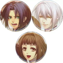 【中古】バッジ・ピンズ [単品] 春日珠紀＆狐邑祐一＆鴉取真弘 描きおろし缶バッジ3個セット 「Switchソフト 緋色の欠片 玉依姫奇譚 ～おもいいろの記憶～ for Nintendo Switch スペシャルステラセット」 同梱特典