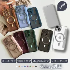 Galaxy S25 Ultra ケース MagSafe対応 ケース 手帳型 背面クリア カメラ レンズ保護 マグセーフ 透明 TPUケース カード収納 スキミング防止 軽量 ギャラクシーs25 カバー Galaxy S24 Ultra ケース