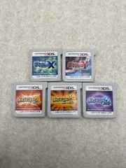 ポケットモンスターX・Y　サン・ムーン・ウルトラサン【動作品】　3DS　5点
