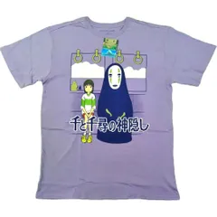 千と千尋の神隠し　Tシャツ　L　ラベンダー　ジブリ　カオナシ　アニメT *のサムネイル