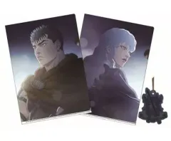 【中古】クリアファイル ガッツ＆グリフィス クリアファイル 「一番くじ ベルセルク」 F賞