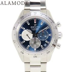 【2024年保証書付】ゼニス クロノマスタースポーツ 03.314.3600/51.M3100 SS ブルー 自動巻き メンズ 41100089486【中古】【アラモード】