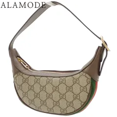 GUCCI(グッチ) オフィディア GG ミニバッグ ハンドバッグ ワンショルダー シェリーライン 肩掛け GGスプリームキャンバス キャンバス レザー ベージュ ブラウン茶 グリーン緑 ゴールド金具 658551 40802157763【アラモード】