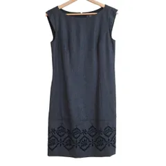 2025年最新】フォクシー (FOXEY)グレーノースリーブワンピース 40の